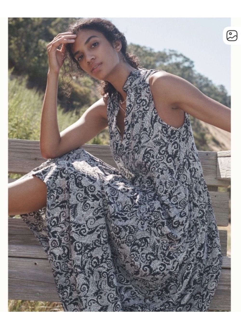 Anthropologie Maeve Marya Tiered Maxi Dress Small
